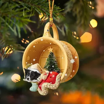 14 mm Kremeňa na Nechty, Veľké Vianočné Trpaslíci Kyvné Mačka Auto Zavesenie Ozdoby na Vianočný Prívesok Ozdoby Osobnosti Ozdoby