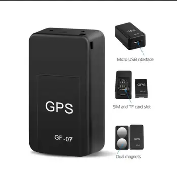 2024 nové Magnetické GF07 GPS Tracker Zariadenie GSM Mini Reálnom Čase Sledovanie GPS Lokátor Auto, Motocykel, Diaľkové Ovládanie, Sledovanie Monitora
