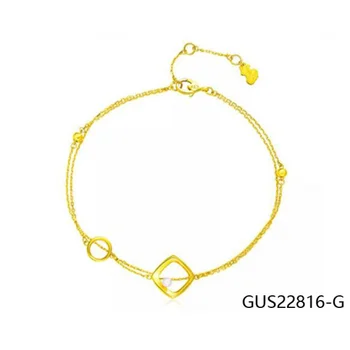 Gold list najlepší priateľ náhrdelník s príveskom elegantné módne ženy šperky dievča darčeky reťazca GUS22816