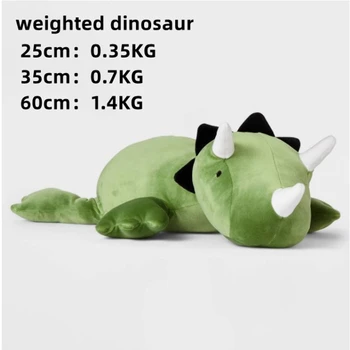 NOVÉ Kawaii Vážený Dinosaura Plyšové Hračky Cartoon Ružový Zelený Dinosaurus Roztomilé Mäkké Plyšové zvieratko Vankúš Dieťa Vianočný Darček k Narodeninám