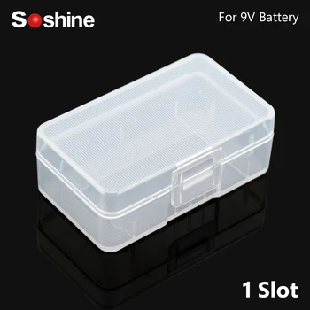 Soshine Prenosné 9V Batéria 6F22 Pevného Plastu Prípade Držiteľ Úložný Box Organizátor Pre 1Pc 2ks 9V 6F22 Bunky Skladovanie Nádoba